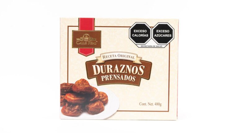 Duraznos Prensados en caja