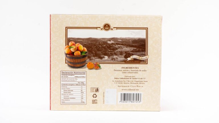 Duraznos Prensados en caja