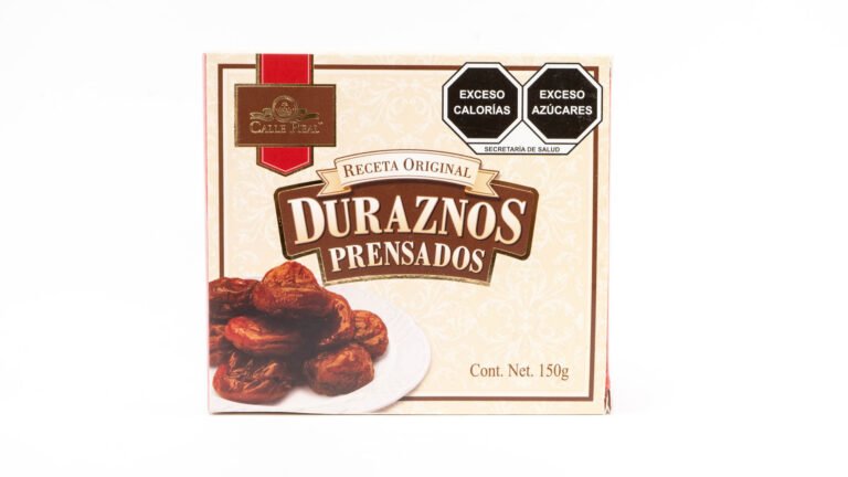 Duraznos Prensados en caja