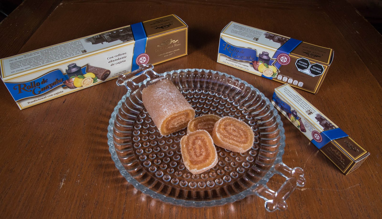 Rollo de Guayaba relleno de Cajeta